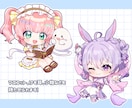 もちぷにっ！とかわいいミニキャラ描きます 企業実績あり◎動画内イラスト、グッズなんでも対応いたします！ イメージ4