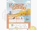イラストレーターがオリジナルイラスト入りで作ります チラシ／フライヤー／パンフレット／冊子デザインを制作致します イメージ2