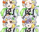 高クオリティのドット絵制作いたします 表情差分4種セットでサムネイルにピッタリ！ イメージ3