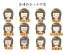 お特な24点セット！表情イラストお描きします 【使いやすい表情がぎゅっと詰まったセット！各種SNSに♪】 イメージ3