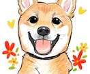 大切な家族・ペットのかわいい似顔絵データ制作します スマホの壁紙や、ハガキサイズに印刷して飾るのにもぴったり！ イメージ9