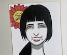 人物やペットの似顔絵を描きます 妖怪化似顔絵をオーダーメイド。 イメージ1