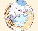 ぷにぷに♡かわいいミニキャラ制作いたします まるっこいミニキャラ制作お任せください！ イメージ1