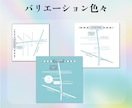 ラフ２案！お洒落て分かり安い地図を作成します 世界中のお客様に届くおしゃれな地図｜中・英翻訳対応可能 イメージ3