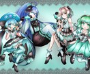 立ち絵・一枚絵描きます 動画におすすめの立ち絵と一枚絵のセット イメージ1