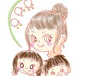 SNS用挿絵☆アイコンお描きします かわいい女の子やこどもの絵が得意！！ イメージ2