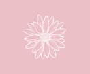 シンプル・おしゃれな花の絵描きます 線画調の花のイラストをお描きします イメージ2