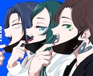ヴァンパイア動画のイラストのお手伝いします あなたのキャラクターでイラスト描きます イメージ6