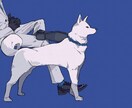 SNSアイコン、1枚絵、サムネイルなどを制作します 魅力的な線と色を使ったイラストが得意です！ イメージ3