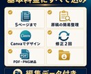 文章・メモを見やすい図解資料に整えます 原稿未整理OK|5枚・修正2回・Canva編集データ込み イメージ4