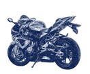 写真から味のあるペン画風愛車イラストを制作します 線の表情を楽しむ、手描き風イラスト イメージ3