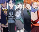 色気！筋肉！かっこいい男性立ち絵描きます 微人外可能！細部まで丁寧な描画を心がけています。 イメージ1