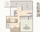 建築前の不安解消！あなたの間取りを3Dにします 想像と実際のズレをなくす！分かりやすい3Dパースを作成 イメージ3