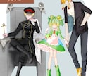 人外デザイン大歓迎！あなたの立ち絵を制作します スポニチ×東方コミケコラボ担当イラストレーターが制作します！ イメージ4