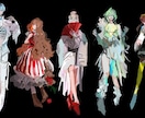 TRPG立ち絵制作します 立ち絵差分3枚込みで制作します。 イメージ1