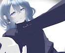 カラーイラストを作成します 一枚絵、サムネイル、立ち絵、MV等… イメージ9