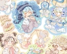 キラキラした儚いイラストを制作します 動画、サムネイル、アイコン、ヘッダー、プレゼント用に！ イメージ8