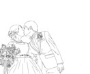 結婚式等思い出の写真をお洒落なイラストにします 素敵な思い出を絵にしてみるのはいかがでしょうか イメージ8