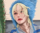 アイコン、サムネ、ボカロ曲1枚絵を作成します オリジナルキャラなど描きます私の絵が誰かにささりますように。 イメージ3