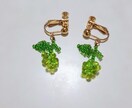 ビーズ手芸のアクセサリーを販売します ブローチ2つとイヤリング4つです。 イメージ4