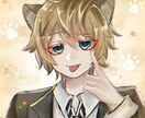 Twitter等のSNSアイコン作成します キラキラしたイラストが得意です！ イメージ1