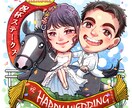2人の趣味全開!素敵なウェルカムボード描きます 車・競馬・野球・漫画・アニメ・釣りなど!お二人の趣味を絵に イメージ1