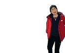 写真をイラストにします アイコン、スタンプ、イメージ画像にオススメです！ イメージ2