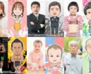ポップで見やすい似顔絵を作成します プロのイラストレーターによる程良くリアルで見やすい似顔絵です イメージ2