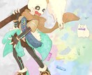 お気に入りの1枚を描きます!何度でも描き直します 商品、二次利用なんでもOKです!ミニキャラからなにまでお任せ イメージ7