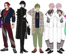 イケメン男子、筋肉男子描きます ショタ、オジ不問!とにかくかっこいい男性を描きます! イメージ3