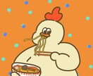 ユニークなイラストを手描きで制作します 個性的でキュートなキャラクターを求めている方へ！ イメージ5