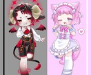 立ち絵、アイコン等イラスト制作します ゆめかわ、やみかわ大得意です！！ イメージ6