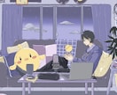 あなたの好きな世界観、日常を一枚のイラストにします 淡くおしゃれな世界観の一枚絵をお届け致します✨ イメージ3