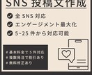無料相談受付中　SNS投稿文章を作成します 時間は最大の武器。あなたのビジネスを加速させましょう！ イメージ1