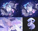 鮮やかな透明感【絵柄固定】します 配信等の活動を支えるイラストをお求めの方へ イメージ3