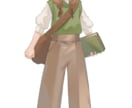 背景なしの立ち絵制作します 使いやすい背景透過・描き込み多め！ イメージ2