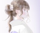 透明感のあるアイコン、イラストお描きします ♡初めての方もお気軽にご相談ください♡ イメージ1