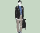 素敵な写真をもっと素敵な似顔絵に変身させます 『お洒落』×『シンプル』×『ゆるい』イラスト イメージ8