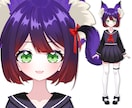 初心者歓迎！Vtuberモデル制作します 表情差分・ロゴ・SDキャラ対応｜デビュー応援プラン イメージ4