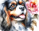 ペット好きな方を癒します 水彩画や油絵など、動物画像をかわいらしく作成いたします！ イメージ1