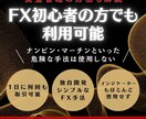 シンプルなFX取引マニュアルを提供します エントリー判断を容易に行なえる独自開発の手法です。 イメージ1