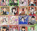 最短納品！！ビックリマン風似顔絵イラスト制作します アイコンやデジタルギフトに！シール印刷の対応も可能です！ イメージ8