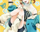 個性的な絵柄でイラストお描きします 鮮やかな色使いでイラストを描きます! イメージ4