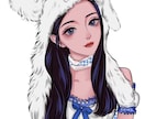 大人可愛いミステリアス✨綺麗SNSアイコン描きます 少しミステリアスで大人っぽい、印象に残る人物イラスト描きます イメージ6