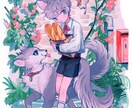 ご希望のイラストをお描きします アイコン、立ち絵、一枚絵などご対応いたします！ イメージ5