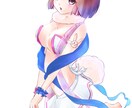 可愛いキャライラスト描きます ※値段要相談 アイコン 表紙 挿絵描きます！展示会で活躍中♡ イメージ2