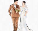 即納品！写真をもとにデジタル水彩似顔絵を描きます 【シンプルプラン】素敵な写真をより鮮やかに仕上げます✨ イメージ5