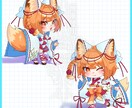 可愛いデフォルメキャラ【ミニキャラA】描きます SNSアイコン・グッズ・動画素材等ご自由にお使いください！ イメージ3