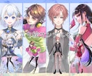 商用OK！立ち絵/アイコン/サムネなど描きます ラフまで修正無制限◎納得のいくイラストに仕上げます！ イメージ7