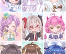 目を引くようなキラキラ可愛いアイコン描きます キラキラ可愛いアイコンであなたのキャラを描きます イメージ3